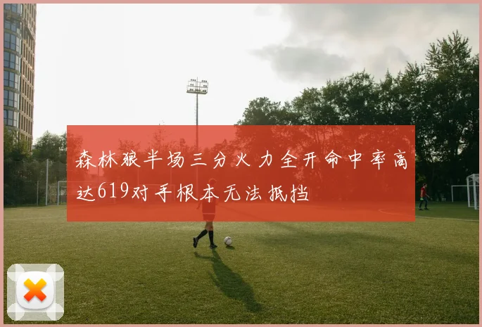 森林狼半场三分火力全开命中率高达619对手根本无法抵挡